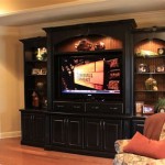 Diy Built In Entertainment Center Using Kitchen Cabinets