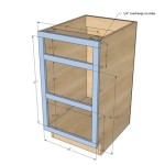 How To Build A 3 Drawer Kitchen Cabinet