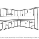 How To Draw Kitchen Cabinets