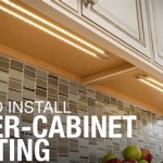 How To Install Recessed Lighting Under Kitchen Cabinets In