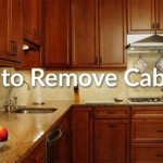 How To Remove Kitchen Cabinets For Reuse