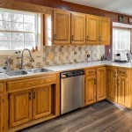 White Kitchen Cabinets With Honey Oak Floors